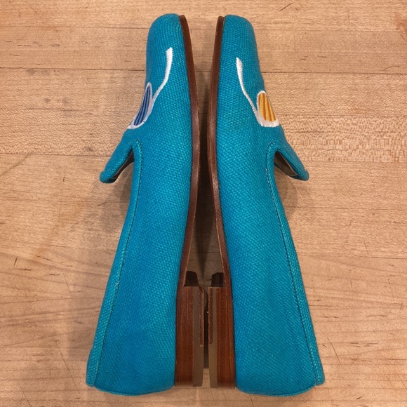 Stubbs & Wootton Woven Needlepoint Sunglasses Loafers - Picture 8 of 8